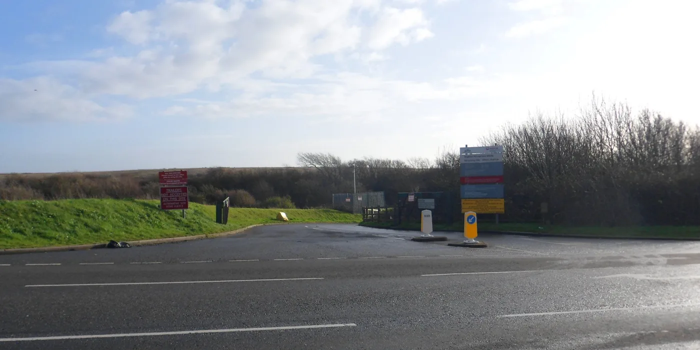 The Brighton household waste recycling site off Wilson Avenue, Whitehawk